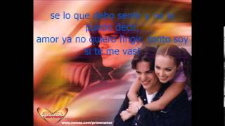 Juntos Kuno Becker amp Anahi letra [upl. by Buyse]