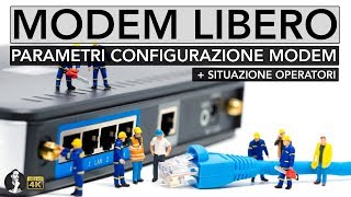 MODEM LIBERO  COSA STANNO FACENDO GLI OPERATORI   PARAMETRI CONFIGURAZIONE MODEM [upl. by Osrit]