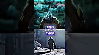 Zeus VS Thor  Mythology viral whoisstrongest zeus thor recordofragnarokedit mythology [upl. by Eidurt]