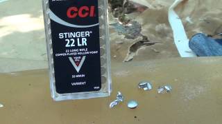 22 Stinger Ballistic Gel Test [upl. by Noirod]