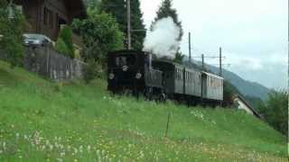 BC Blonay  Chamby  Locomotive BAM G 33 N° 6 [upl. by Naima]