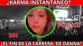 ¿LA CAIDA DE Danna Paola en polémica por su concierto vacío NO llego ni a 300 personas [upl. by Einahpet365]