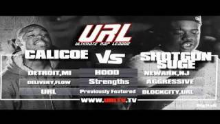 SMACK URL PRESENTS CALICOE vs SHOTGUN SUGE  URLTV [upl. by Asik397]