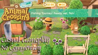 Animal Crossing New Horizons Fishing Tourney April 2024 No Commentary 🎣 [upl. by Ijic591]