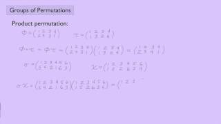 Abstract Algebra 1 Groups of Permutations [upl. by Hobie]