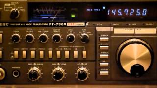 Yaesu FT 736R 2m70cm23cm multimode for sale on Ebay [upl. by Ardnic]