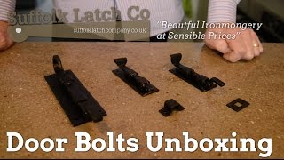 Door Bolts Unboxing and Information [upl. by Eceela]