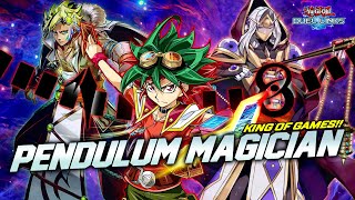 KING OF GAMES NEW PENDULUM MAGICIAN  Wisdom Eye Magician  Raging Pendulum Duel Links [upl. by Ahsemat]