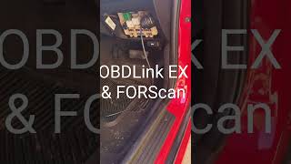 OBDLink EX scantool amp FORScan Software on AU Falcon XR8 [upl. by Klina]