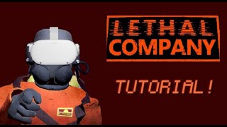 HOW TO PLAY LETHAL COMPANY IN VR tutorial [upl. by Aniret]