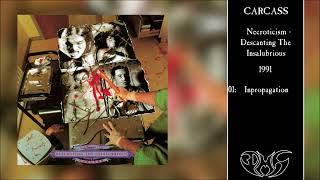 CARCASS Necroticism  Descanting The Insalubrious Full Album [upl. by Nauqas]