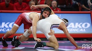 NC State 141 lb Ryan Jack talks rivalry intense crowd following 336 dual win over UNC [upl. by Donatelli]