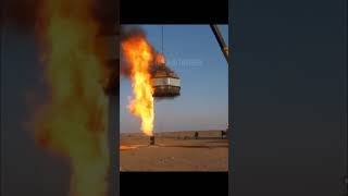 Oil and Gas Well Fire Extinguishing Techniques  shorts oilfield [upl. by Guthrie]