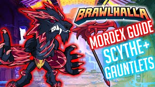 Pro Brawlhalla Guide  Easy Mordex Scythe And Gauntlet Combos And Strings [upl. by Swart]