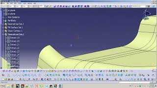 Die face design in Catia V5 R2020part2Extend Surface01 [upl. by Adrahs323]