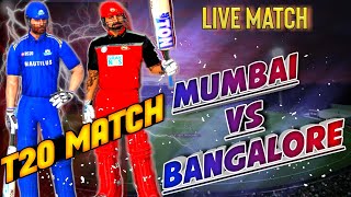 MUMBAI VS BANGALORE HARDCORE MODE IN Real Cricket™20 [upl. by Lilli]