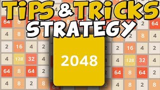 2048 BEST Strategy Tips Tricks amp High Score 2048 Top App Gameplay [upl. by Ameehsat]