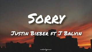 Sorry Remix  Justin Bieber ft J Balvin  LyricsLetra 🎵 [upl. by Moazami845]