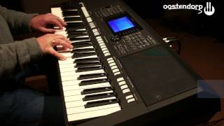 Yamaha PSRS750 keyboard sound demo [upl. by Ahtis]