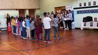 Thorncliffe Park Public School students pledge to recognize the signs of stroke [upl. by Llennoj]