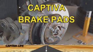 Brake Pad Replace  Holden Captiva LTZ [upl. by Norab797]