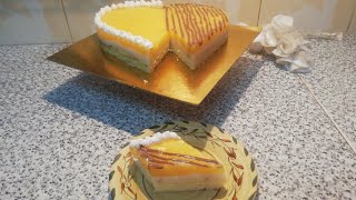 gâteau à lorange en trois couches facile et rapideكيكة البرتقال بثلاث طبقات رائعة و سريعة التحضير😋 [upl. by Tila]