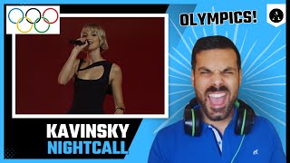 KAVINSKY quotNightcallquot Live Performance at the Paris Olympics Closing Ceremony  REACTION [upl. by Paquito]