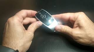 Come sostituire batteria chiave Mercedes How to replace key battery Mercedes [upl. by Robinetta]