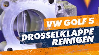 Drosselklappe reinigen  VW Golf TUTORIAL [upl. by Nanoc520]