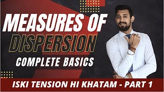 Measures of Dispersion  Standard deviation  Class 11  Part 1 [upl. by Eelaroc]