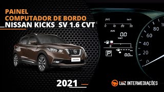 Painel  Computador de Bordo  NISSAN KICKS SV 16 CVT 2021 [upl. by Nelly98]