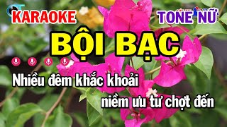 Karaoke Bội Bạc Tone Nữ  Fm  Nhạc Sống Beat Mới  Karaoke Siêu Thị [upl. by Eegnat]