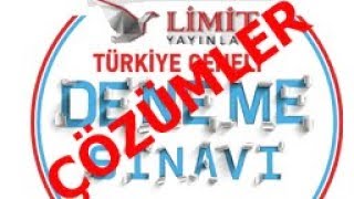 Limit Yayınları 2019 Türkiye Geneli AYT Matematik Geometri Soru Çözümleri [upl. by Assili905]