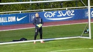 Stéphane Ruffier ● Training goalkeepers French Team [upl. by Grosberg823]