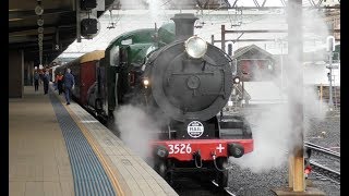 Australia Central Station Before Sydneys Great Steam Train Race [upl. by Newbill]