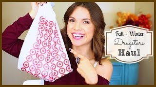 Fall  Winter Drugstore Haul [upl. by Rosenblum]