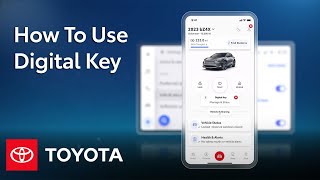 How To Digital Key on Toyota’s Newest Audio Multimedia  Toyota [upl. by Ffej]