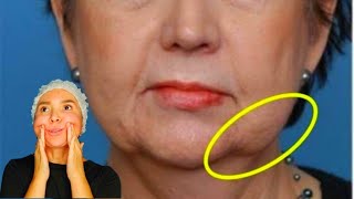 7 facial massage methods to LIFT SAGGING JOWLS sagging cheeks [upl. by Kcinimod]