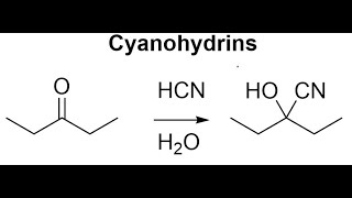 Cyanohydrin Formation Mechanism [upl. by Ailegna]