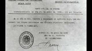 ÚLTIMO PARTE DE LA GUERRA CIVIL ESPAÑOLA 1º ABRIL 1939 [upl. by Oremor320]