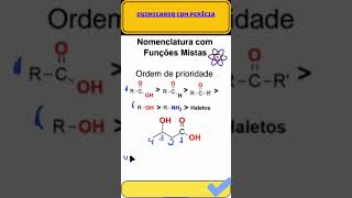 NOMENCLATURA COM FUNÇÕES MISTAS quimicamengarda enem shorts policiacientifica concurso [upl. by Adianez]
