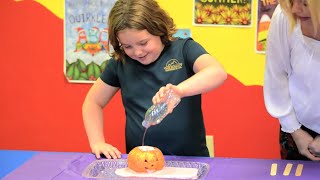 Halloween Science For Kids The Spewing Pumpkin [upl. by Hardden]