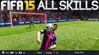 FIFA 15 ALL SKILLS TUTORIAL  HD [upl. by Domph]