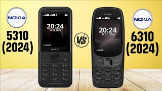 Nokia 5310 2024 Vs Nokia 6310 2024 Button Mobile [upl. by Akvir]