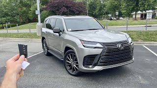 2023 Lexus LX600 Luxury Start Up Test Drive Walkaround POV and Review [upl. by Fogg]