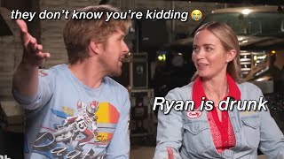 Ryan Gosling and Emily Blunt being the funniest comedic duo [upl. by Akoek173]