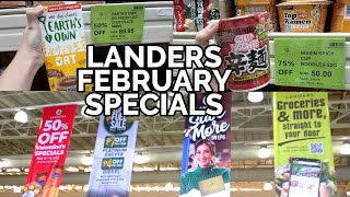 Landers Superstore February Specials Price Tour and Grocery Shopping [upl. by Benson623]