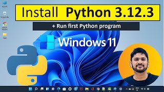 How to install Python 3123 on Windows 11 [upl. by Ahsito]