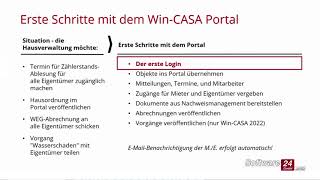 Erste Schritte mit dem WinCASA Portal 01  Der erste Login [upl. by Dawna]