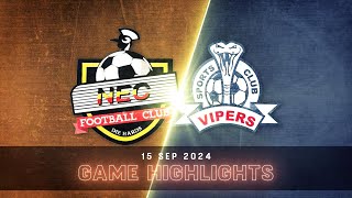 EXTENDED HIGHLIGHTS  NEC FC 31 Vipers SC  StarTimes UPL MD1 2425 [upl. by Elyrehc]